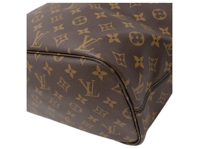 Louis Vuitton Brown Monogram Kabuki Neverfull MM Marrone - vista 6