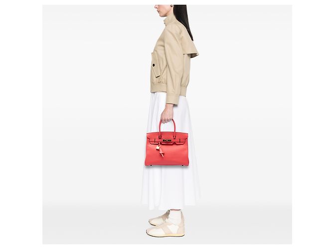 Hermès Pink Epsom Birkin Retourne 30 Rosa - vista 6