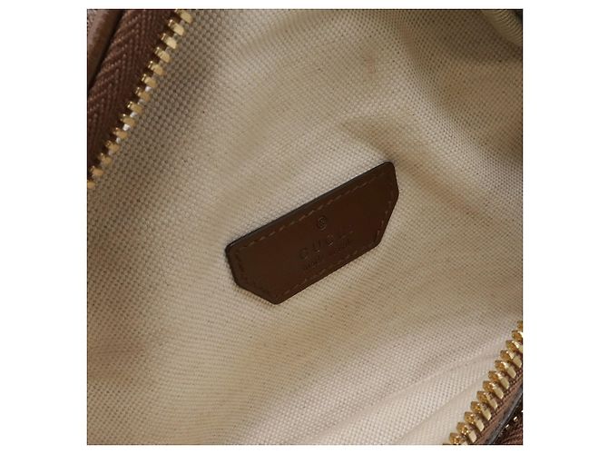 Borsa a tracolla Gucci Beige GG Supreme Interlocking G - vista 4