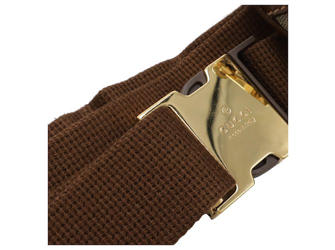 Borsa a tracolla Gucci Beige GG Supreme Interlocking G - vista 8