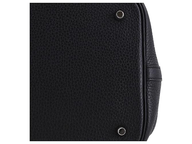 Hermès Black Clemence Picotin Lock 22 Nero - vista 10