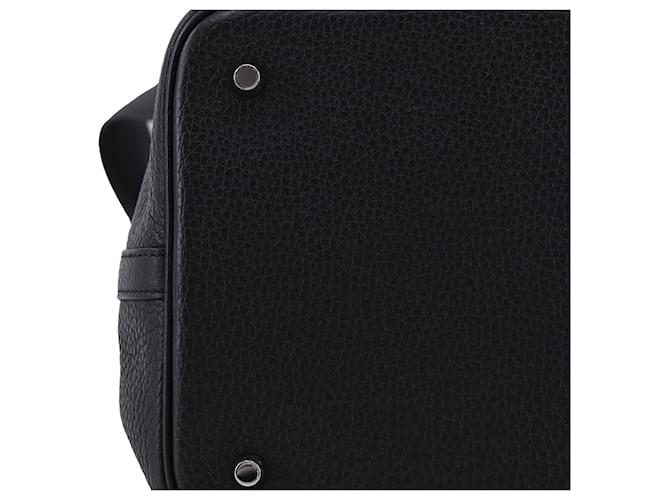 Hermès Black Clemence Picotin Lock 22 Nero - vista 9