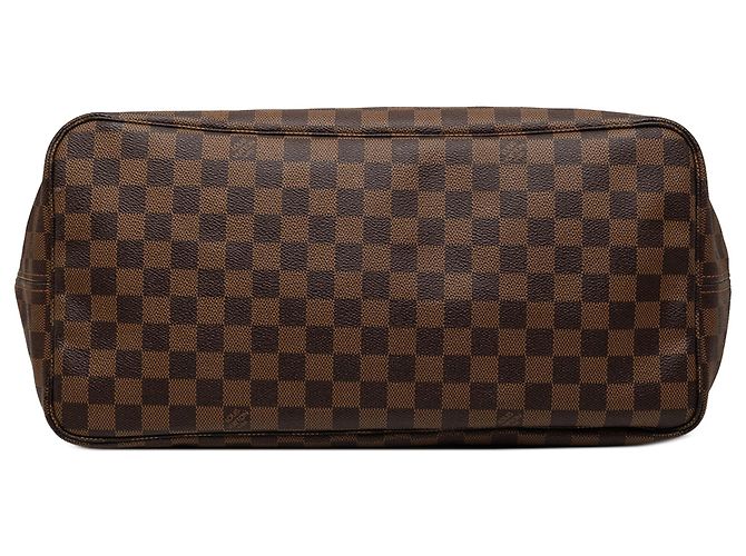 Louis Vuitton Marrone Damier Ebene Neverfull GM - vista 3