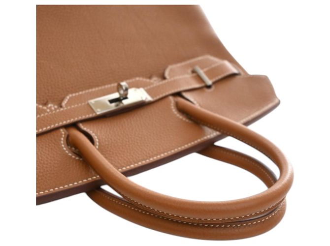 Hermès Marrone Togo Birkin Retourne 30 - vista 14
