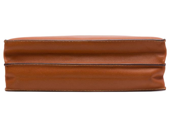 Hermès Kelly Depeches 38 in Epsom marrone - vista 3