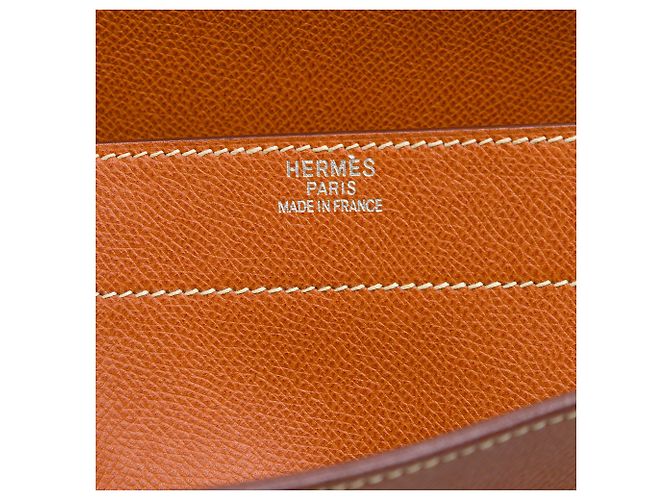 Hermès Kelly Depeches 38 in Epsom marrone - vista 5
