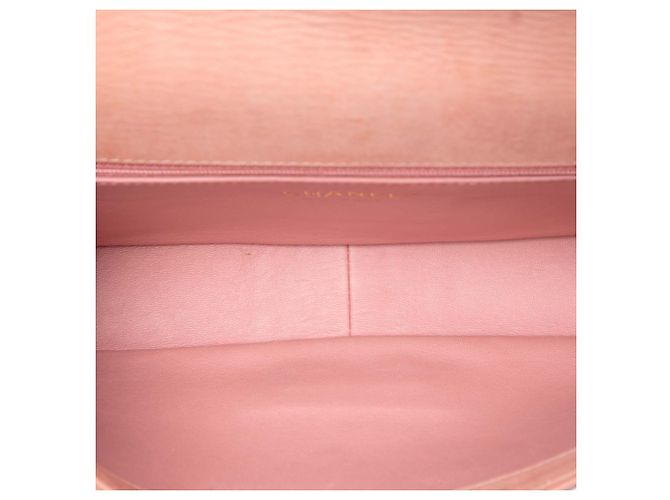 Chanel Pink Small Stitched Iridescent Lambskin Reissue 2.55 Single Flap Rosa - vista 4