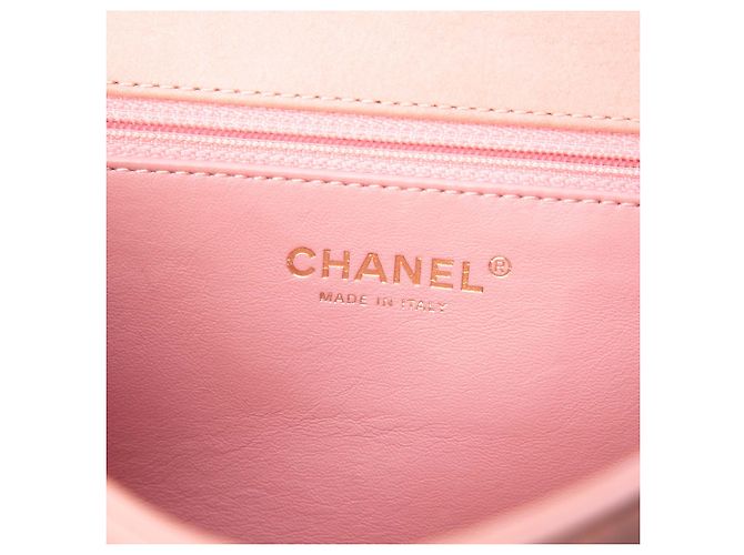 Chanel Pink Small Stitched Iridescent Lambskin Reissue 2.55 Single Flap Rosa - vista 5