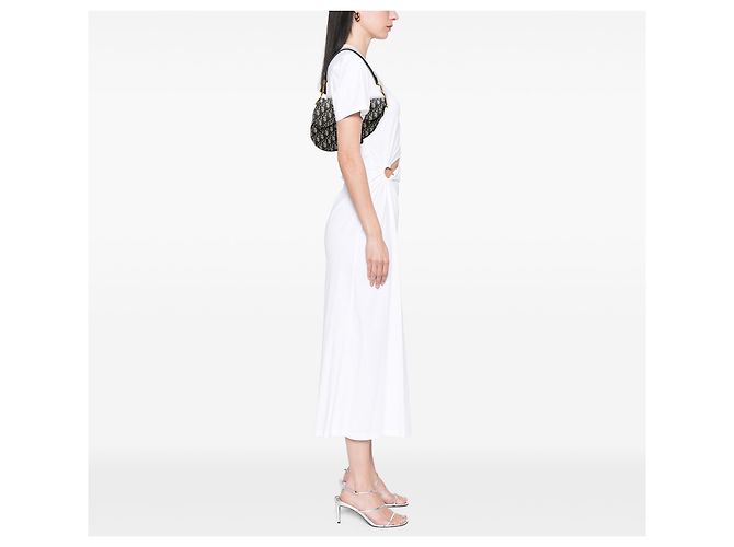 Borsa Saddle in tela Blue Oblique Dior - vista 7