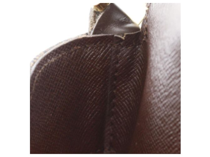 Louis Vuitton Marrone Damier Ebene Musette Tango Long Strap - vista 16