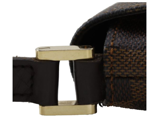 Louis Vuitton Marrone Damier Ebene Musette Tango Long Strap - vista 22