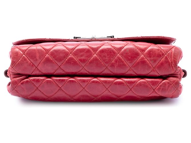 Chanel Soft Boy Flap in pelle di vitello liscio trapuntato rosso - vista 3