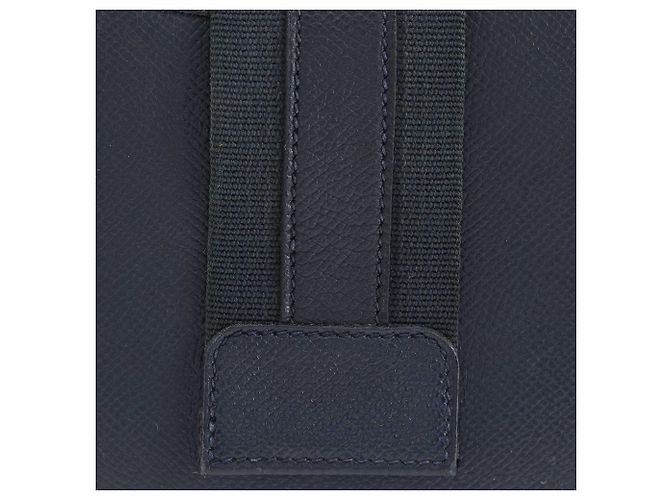 Hermès Blue Courchevel Tsako Blau Marineblau - Ansicht 11