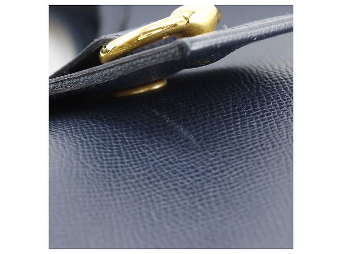 Hermès Blue Courchevel Tsako Blau Marineblau - Ansicht 12