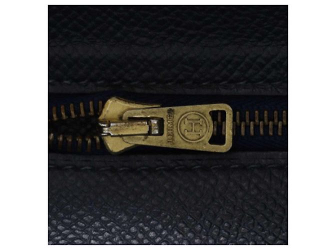 Hermès Blue Courchevel Tsako Blau Marineblau - Ansicht 17