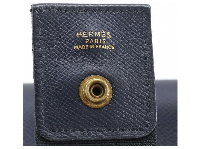 Hermès Blue Courchevel Tsako Blau Marineblau - Ansicht 6