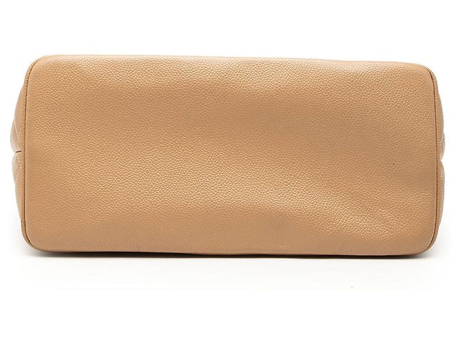Tote Chanel Beige Caviar Medallion - vue 3