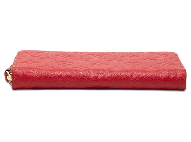 Carteira Zippy Long Monogram Empreinte vermelha Louis Vuitton Vermelho - vista 3