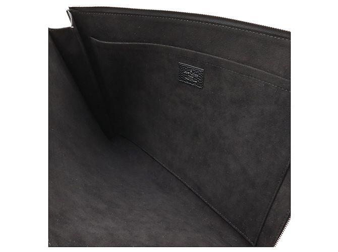 Louis Vuitton Pochette Jour GM en cuir Taurillon noir avec monogramme Initials Circle - vue 3