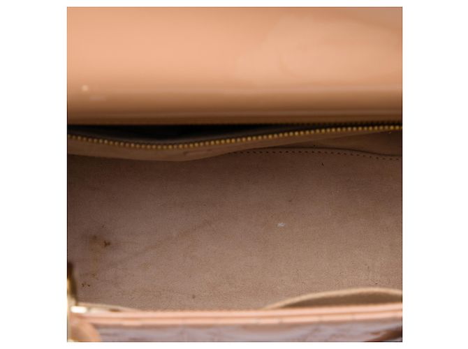 Dior Marrone Medium Patent Cannage Lady Dior Carne - vista 4
