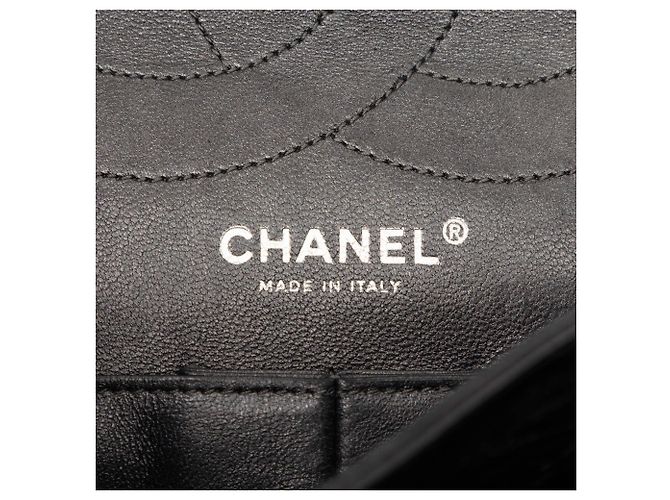 Chanel Black Quilted Aged Calfskin Reissue 2.55 Double Flap 228 Negro - vista 5