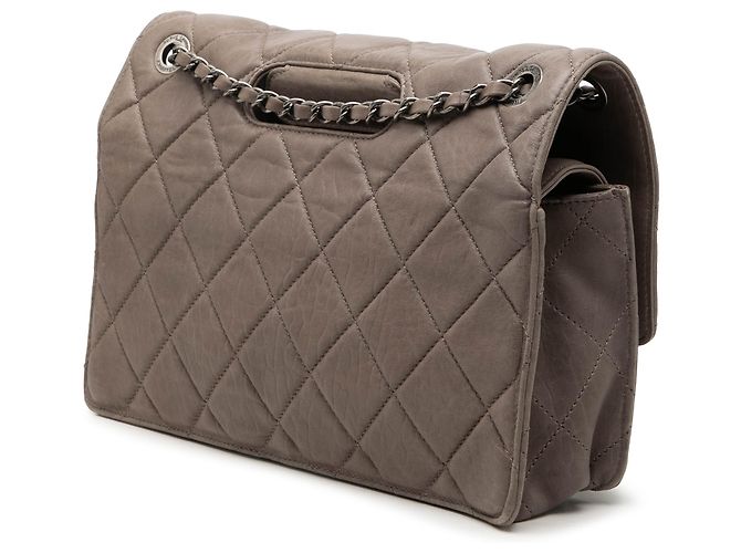 Chanel Brown Paris Byzance Jumbo Washed Lambskin Take Away Flap Braun - Ansicht 2