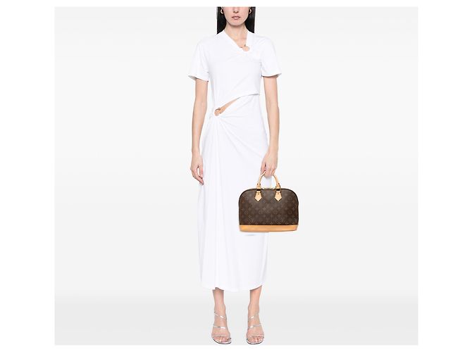 Louis Vuitton Marrone Monogram Alma PM - vista 7