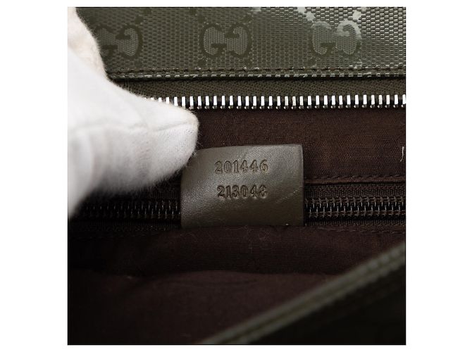 Gucci Marrone GG Imprime Crossbody Marrone scuro - vista 6