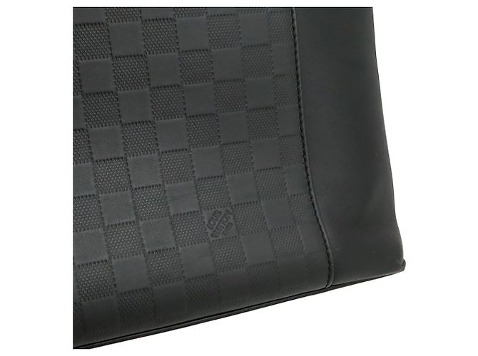 Louis Vuitton Cabas Voyage Damier Infini Nero - vista 5