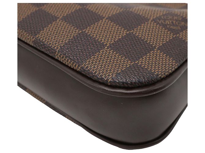 Louis Vuitton Marrone Damier Ebene Navona - vista 6