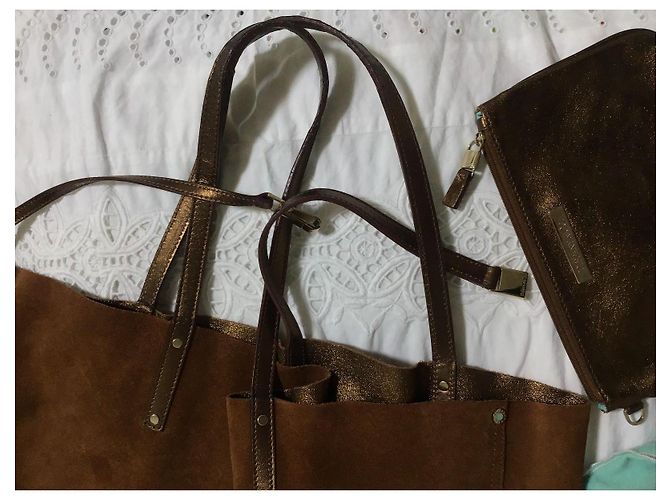 Bolso Tote Reversible Tiffany & Co. con Estuche Castaño - vista 9
