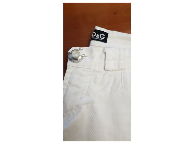 Dolce & Gabbana Pantalones blancos D&G - vista 5