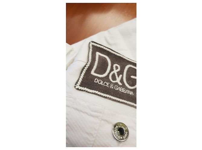 Dolce & Gabbana Pantalones blancos D&G - vista 6