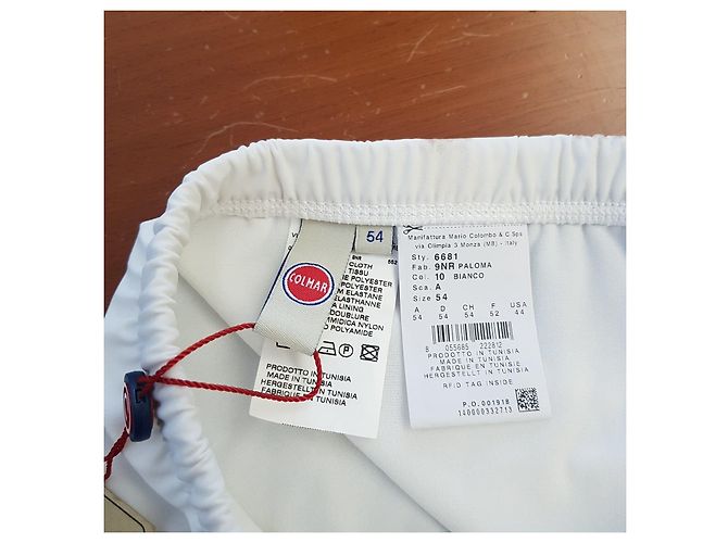 Slip da bagno bianchi Colmar Bianco - vista 2