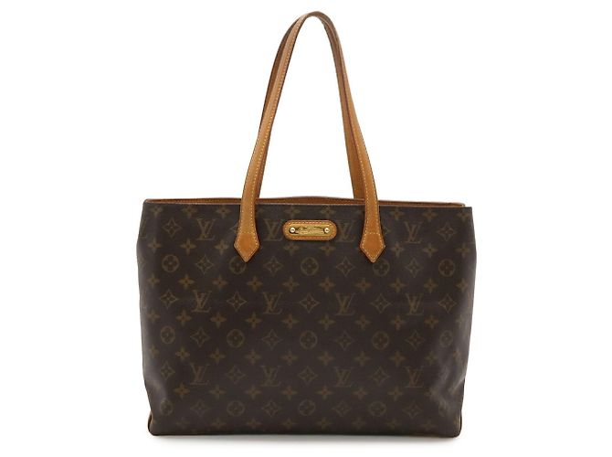 Borsa Tote Louis Vuitton Monogram Wilshire MM Marrone - vista 2