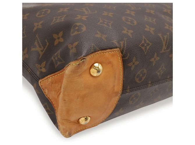 Borsa Tote Louis Vuitton Monogram Wilshire MM Marrone - vista 4