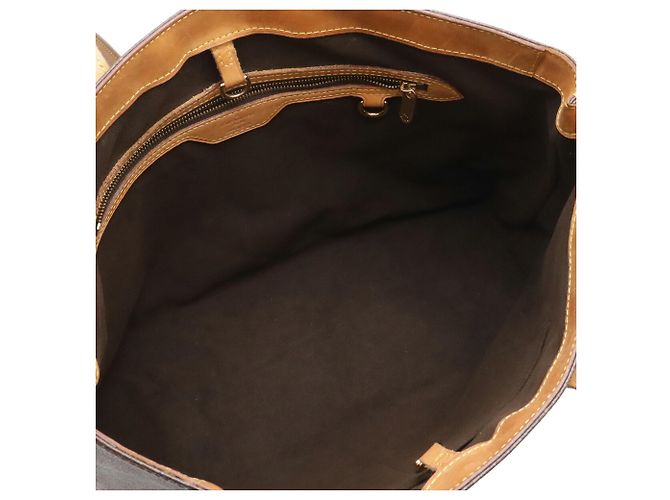 Borsa Tote Louis Vuitton Monogram Wilshire MM Marrone - vista 7