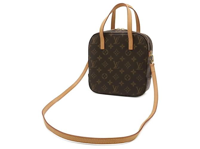 Borsa Louis Vuitton Monogram Spontini Marrone - vista 3