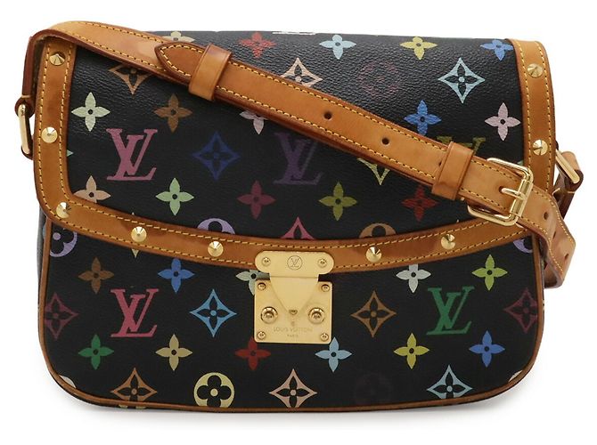 Borsa a Spalla Louis Vuitton Monogram Sologne Nero - vista 2