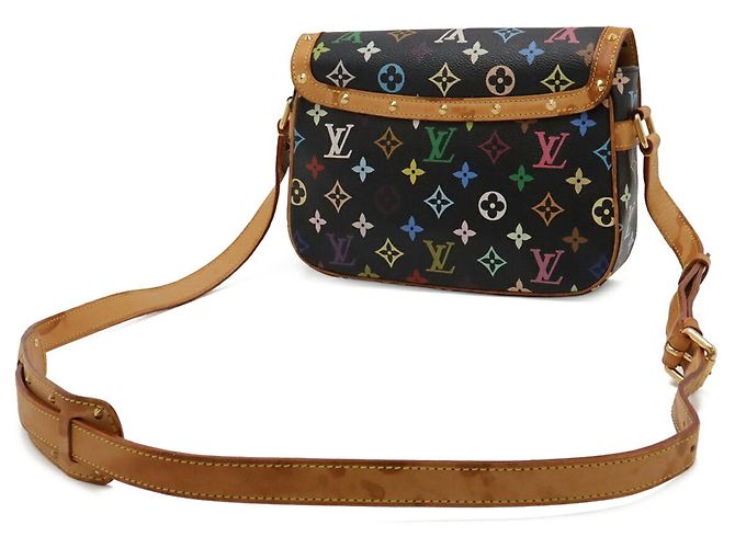 Borsa a Spalla Louis Vuitton Monogram Sologne Nero - vista 3