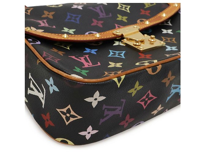Borsa a Spalla Louis Vuitton Monogram Sologne Nero - vista 4