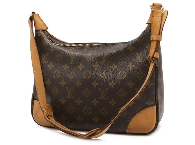 Borsa a Spalla Louis Vuitton Monogram Boulogne Marrone - vista 3