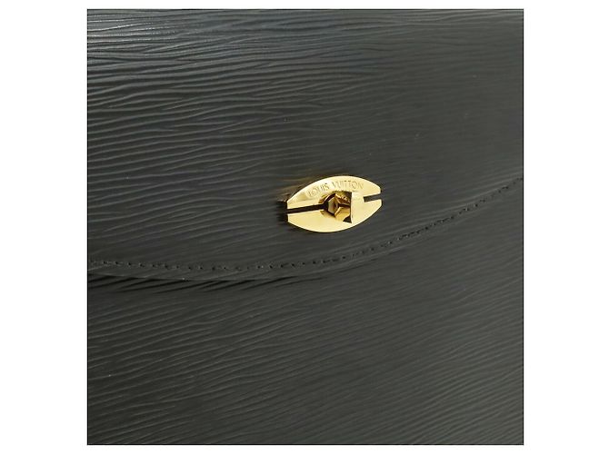 Borsa Louis Vuitton Epi Malesherbes Nero - vista 10