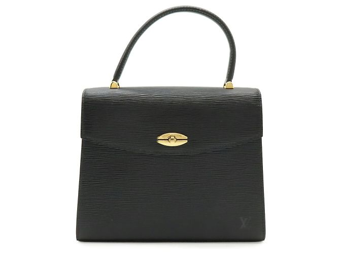 Borsa Louis Vuitton Epi Malesherbes Nero - vista 2