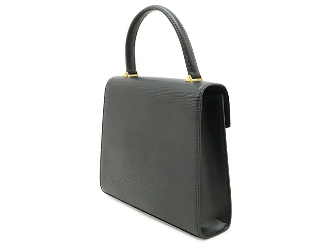Borsa Louis Vuitton Epi Malesherbes Nero - vista 3
