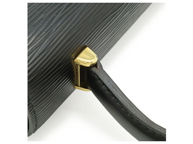 Borsa Louis Vuitton Epi Malesherbes Nero - vista 7
