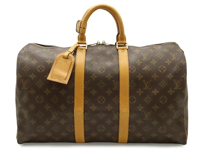 Borsa Boston Louis Vuitton Monogram Keepall 45 Marrone - vista 2
