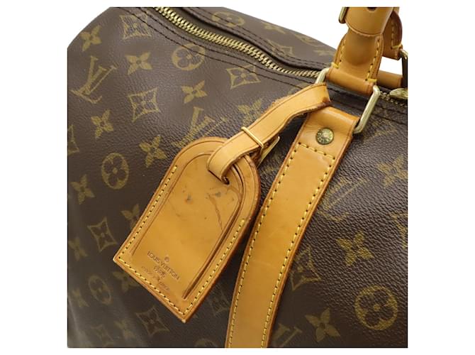 Borsa Boston Louis Vuitton Monogram Keepall 45 Marrone - vista 9