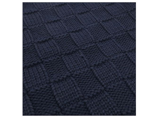 Sciarpa Louis Vuitton Damier Snug Ricamata Blu navy - vista 4