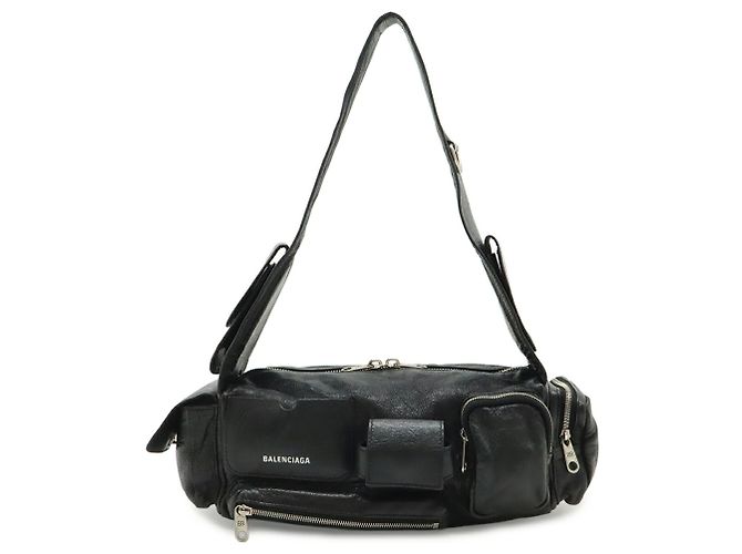 Borsa a Spalla Balenciaga Superbusy XS Nero - vista 2